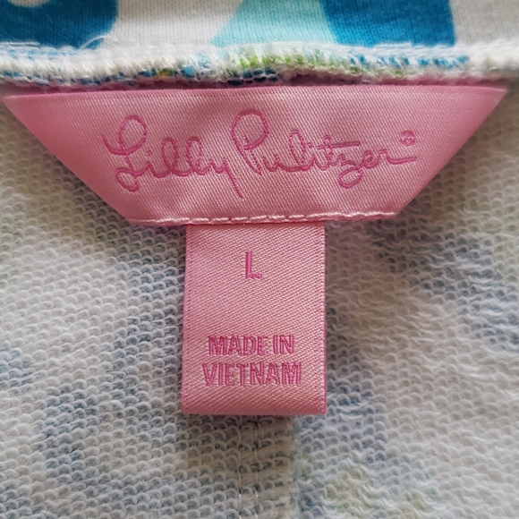 Lilly Pulitzer Hayley Resort White Crystal Coast L - Picture 6 of 8